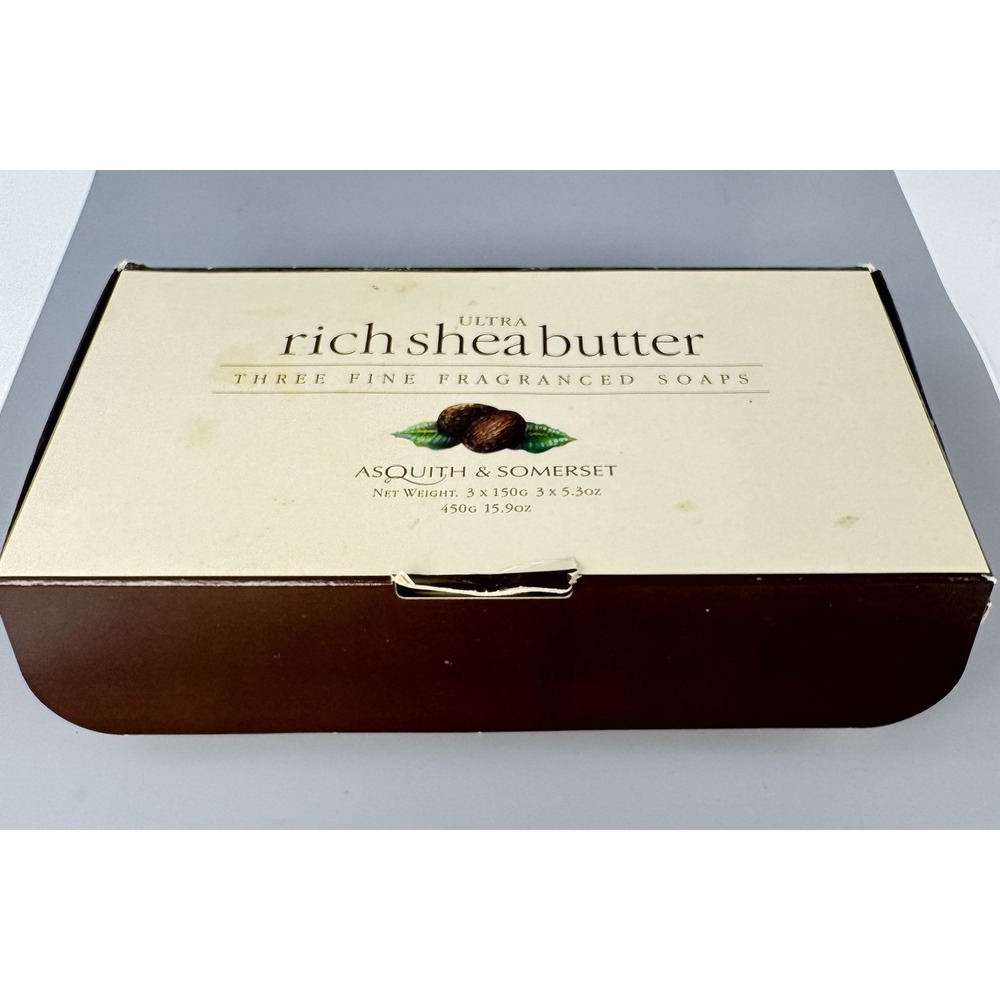 Asquith & Somerset Luxury Shea Butter  Soap 15.8 oz (3- 5.3Bar Soap